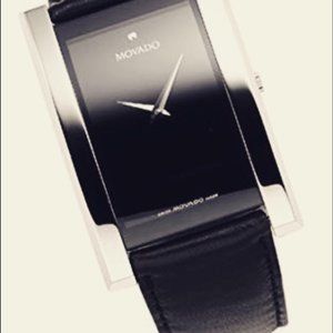Movado La Nouvelle 5396 Leather Stainless Watch